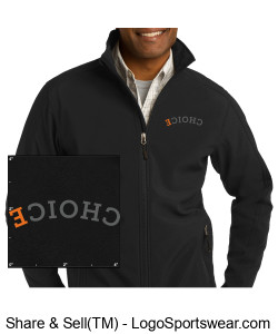 CHOICE/CA Soft Shell Jacket - Black Design Zoom